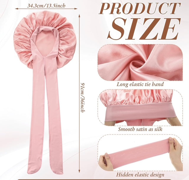 Bee Sleepy - Satin Tie Bonnet