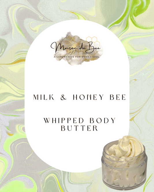 Milk & Honey Bee- Whipped Body Butter