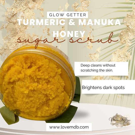 Turmeric and Manuka Honey Brightening Face & Body Scrub
