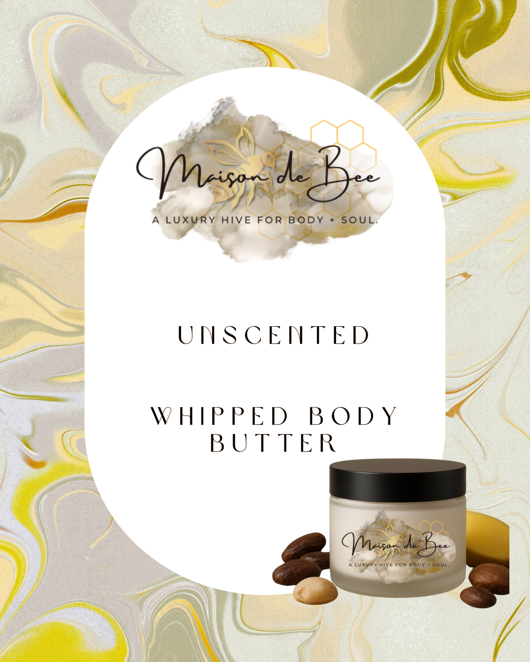 Bare Bee- Unscented Whipped Body Butter